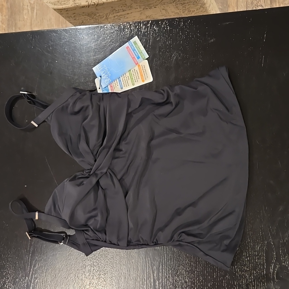 NWT! Simply Fit Tankini Top Only! S